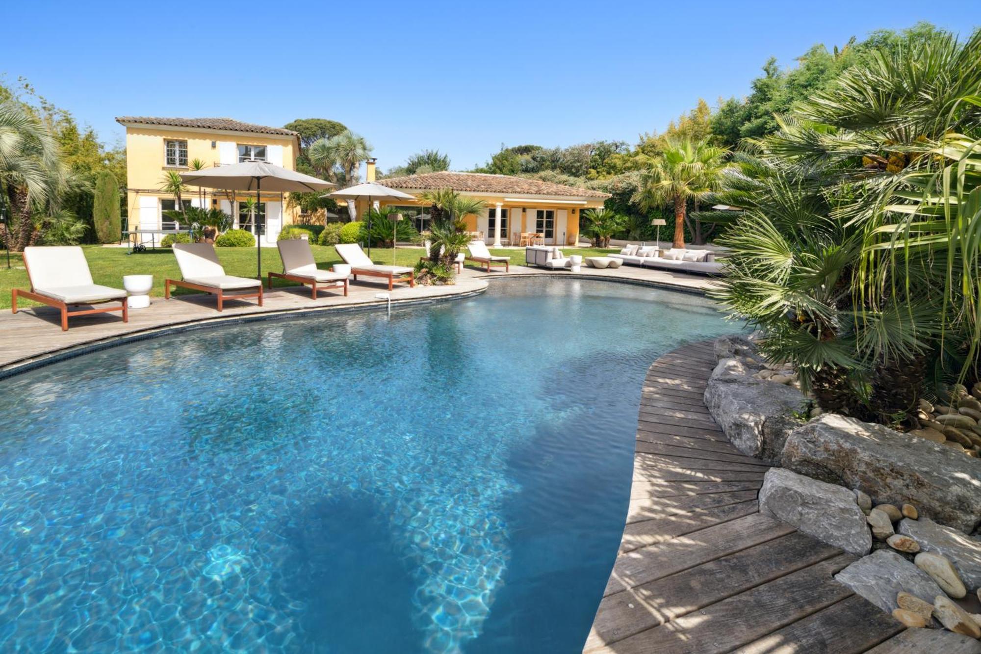 Grande Villa St-Tropez Area Avec Piscine Chauffee Gassin Exterior foto